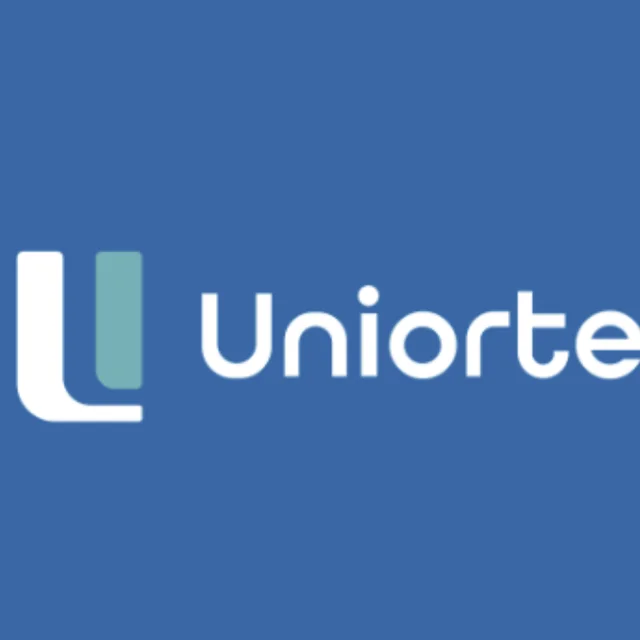 Marca do Hospital Uniorte em azul