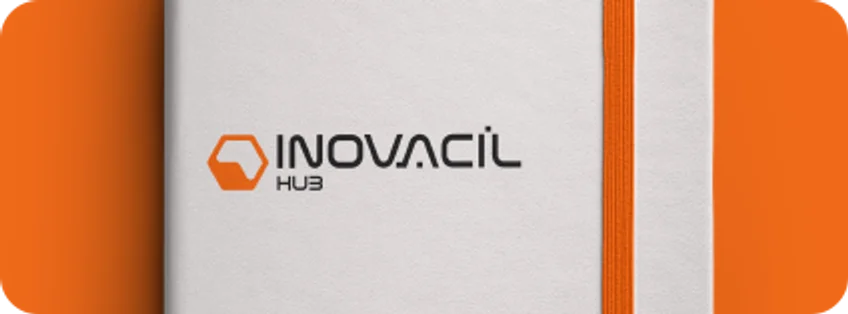 Aplicação da marca Inovacil Hub