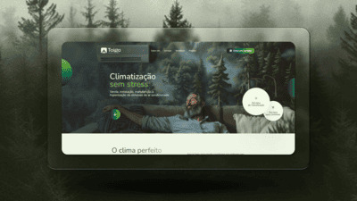 Site institucional da Taiga Soluções, desenvolvido pela Londrina S/A
